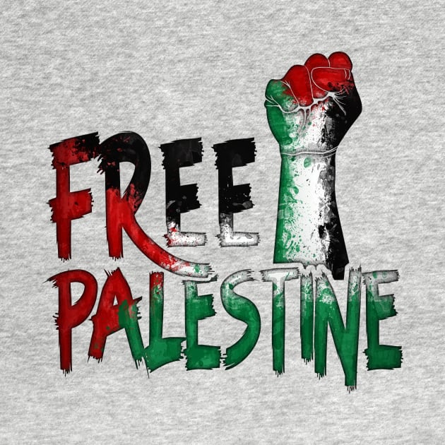 rise your hand free palestine by nowsadmahi